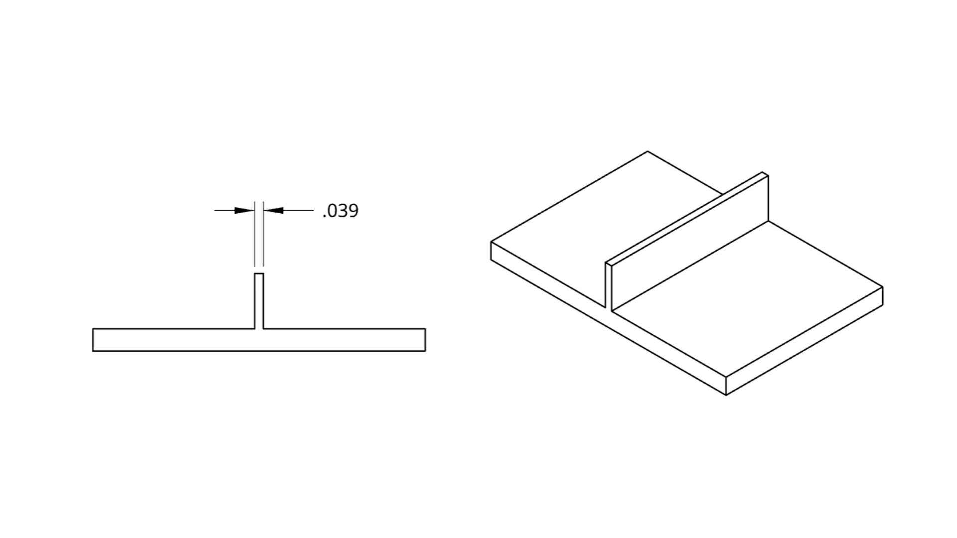 MJF design diagram explaining minimum wall thickness