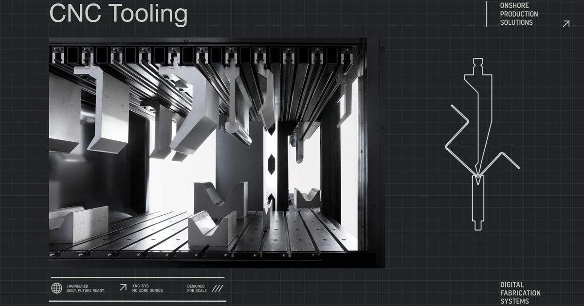 CNC tooling and press-brake profile for the complete sheet-metal bending guide