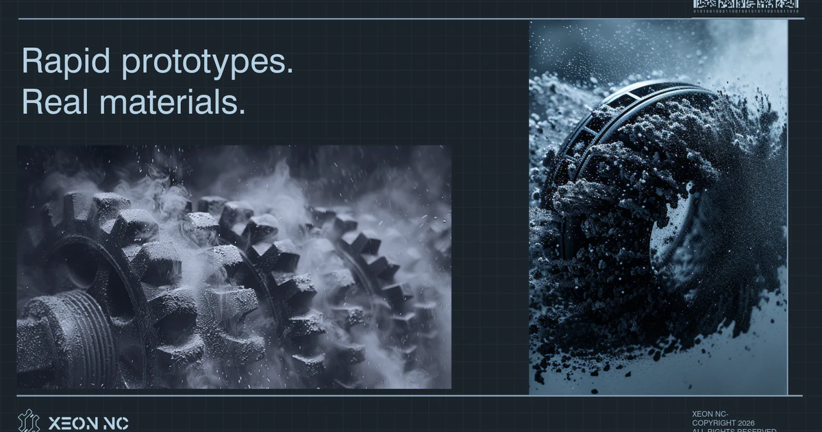 Rapid prototypes and functional parts emerging from additive-manufacturing powder