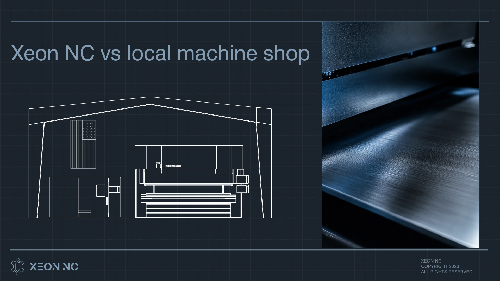Xeon NC versus a local machine shop