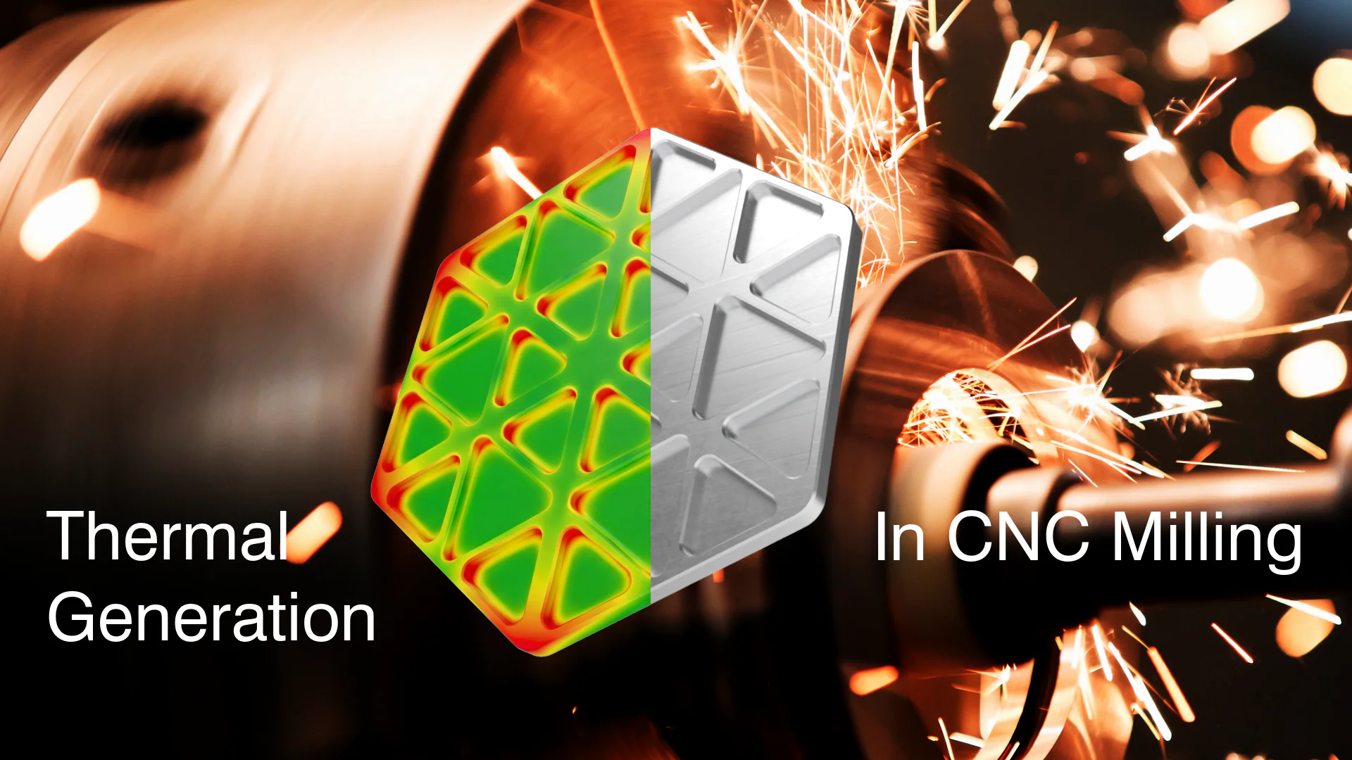 Thermal energy generated where a cutting tool meets metal