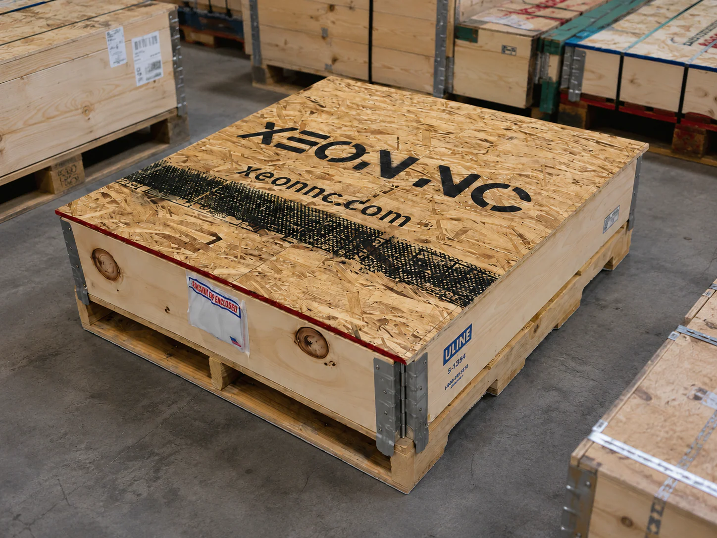 Crated Xeon NC production run ready to ship